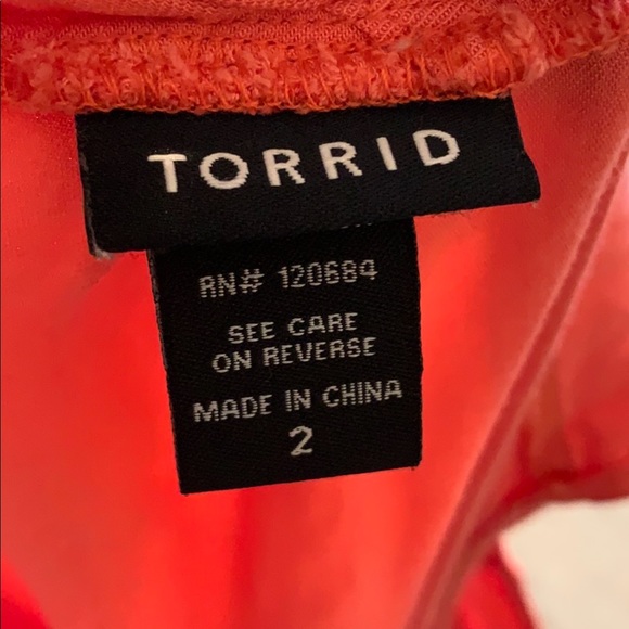 Torrid• peach Tank Top Button Down - Picture 7 of 7